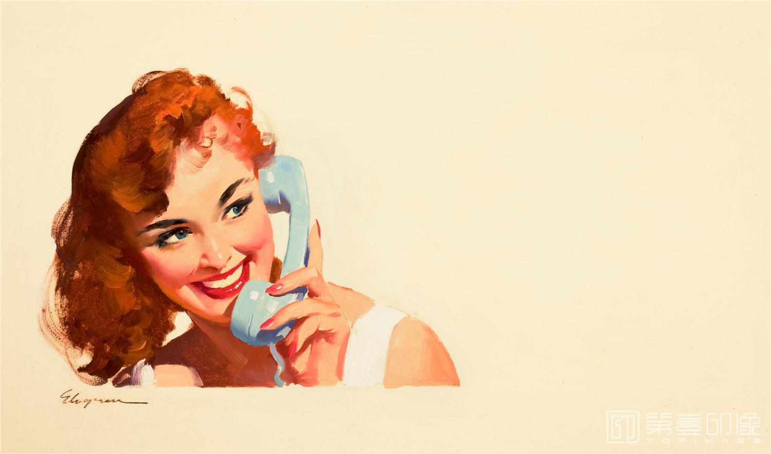 油画-吉尔·艾尔夫格雷恩 Gil Elvgren 作品集-169